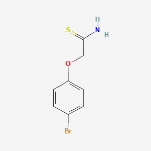 molecular formula C8H8BrNOS B3036542 2-(4-Bromophenoxy)ethanethioamide CAS No. 35368-49-1