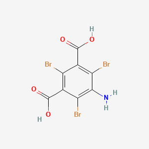 molecular formula C8H4Br3NO4 B3036545 5-Amino-2,4,6-Tribromobenzene-1,3-Dicarboxylic Acid CAS No. 35453-30-6