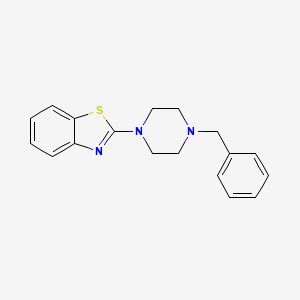 molecular formula C18H19N3S B3036547 2-(4-Benzylpiperazin-1-yl)-1,3-benzothiazole CAS No. 35463-75-3