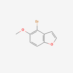 molecular formula C9H7BrO2 B3036578 4-Bromo-5-methoxybenzofuran CAS No. 36826-30-9