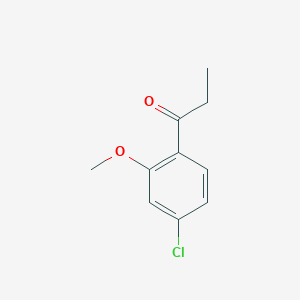1-(4-Chloro-2-methoxyphenyl)propan-1-one