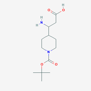 3-Amino-3-(1-boc-4-piperidyl)propanoic acid
