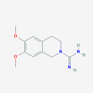molecular formula C12H17N3O2 B3036588 6,7-dimethoxy-3,4-dihydroisoquinoline-2(1H)-carboximidamide CAS No. 37519-72-5