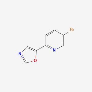 molecular formula C8H5BrN2O B3036601 5-Bromo-2-(1,3-oxazol-5-yl)pyridine CAS No. 380380-74-5