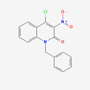 molecular formula C16H11ClN2O3 B3036629 1-benzyl-4-chloro-3-nitroquinolin-2(1H)-one CAS No. 385387-83-7