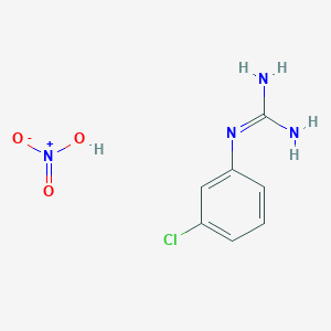 molecular formula C7H9ClN4O3 B3036630 1-(3-Chlorophenyl)guanidine nitrate CAS No. 38647-81-3
