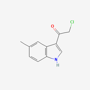 molecular formula C11H10ClNO B3036631 2-chloro-1-(5-methyl-1H-indol-3-yl)ethan-1-one CAS No. 38693-12-8