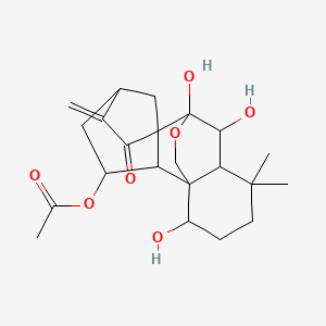 molecular formula C22H30O7 B3036663 Taibaihenryiins A CAS No. 398129-59-4