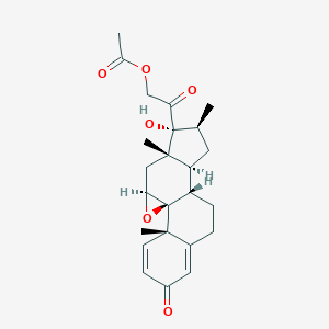 9,11beta-Epoxy-17-hydroxy-16beta-methyl-3,20-dioxo-9beta-pregna-1,4-diene-21-yl acetate