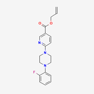 molecular formula C19H20FN3O2 B3036933 Allyl 6-[4-(2-fluorophenyl)piperazino]nicotinate CAS No. 400086-64-8