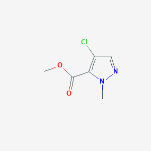 molecular formula C6H7ClN2O2 B3037012 methyl 4-chloro-1-methyl-1H-pyrazole-5-carboxylate CAS No. 400877-54-5