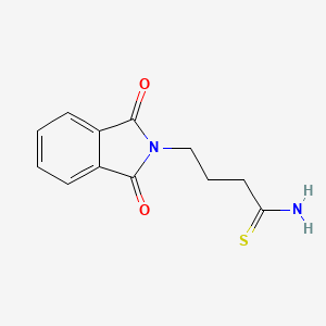 molecular formula C12H12N2O2S B3037050 4-(1,3-dioxo-2,3-dihydro-1H-isoindol-2-yl)butanethioamide CAS No. 41306-76-7