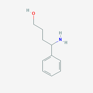 molecular formula C10H15NO B3037066 4-Amino-4-phenylbutan-1-ol CAS No. 42331-15-7