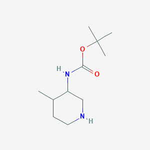 molecular formula C11H22N2O2 B3037172 cis-3-(Boc-amino)-4-methylpiperidine CAS No. 454709-84-3