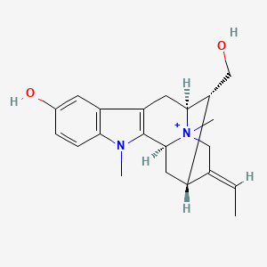 molecular formula C21H27N2O2+ B3037189 N-Methylsarpagine methosalt CAS No. 47418-70-2