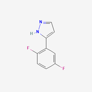 molecular formula C9H6F2N2 B3037193 3-(2,5-Difluorophenyl)-1h-pyrazole CAS No. 474708-70-8