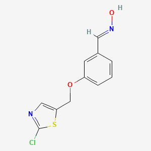3-[(2-Chloro-1,3-thiazol-5-yl)methoxy]benzenecarbaldehyde oxime