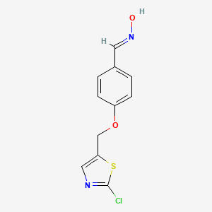 4-[(2-Chloro-1,3-thiazol-5-yl)methoxy]benzenecarbaldehyde oxime