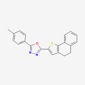 2-(4,5-Dihydronaphtho[1,2-b]thiophen-2-yl)-5-(4-methylphenyl)-1,3,4-oxadiazole