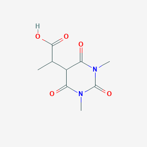 2-(1,3-Dimethyl-2,4,6-trioxohexahydro-5-pyrimidinyl)propanoic acid