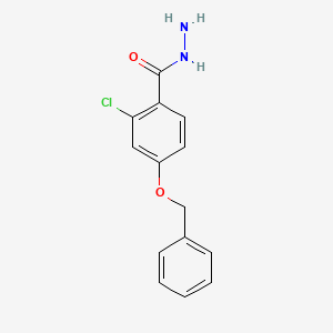 4-(Benzyloxy)-2-chlorobenzenecarbohydrazide