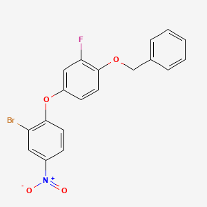 1-[4-(Benzyloxy)-3-fluorophenoxy]-2-bromo-4-nitrobenzene