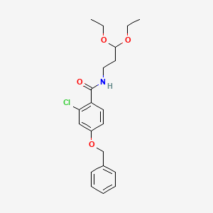 4-(benzyloxy)-2-chloro-N-(3,3-diethoxypropyl)benzenecarboxamide