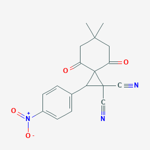 6,6-Dimethyl-2-(4-nitrophenyl)-4,8-dioxospiro[2.5]octane-1,1-dicarbonitrile
