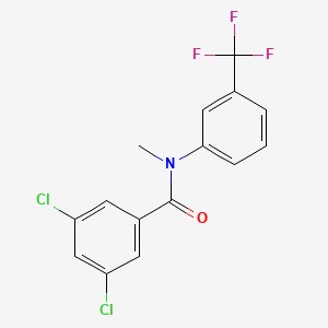 3,5-dichloro-N-methyl-N-[3-(trifluoromethyl)phenyl]benzamide