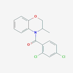 (2,4-dichlorophenyl)(3-methyl-2,3-dihydro-4H-1,4-benzoxazin-4-yl)methanone