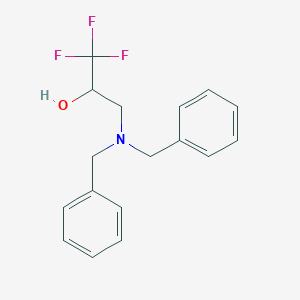 molecular formula C17H18F3NO B3037513 3-(Dibenzylamino)-1,1,1-trifluoropropan-2-ol CAS No. 478081-37-7
