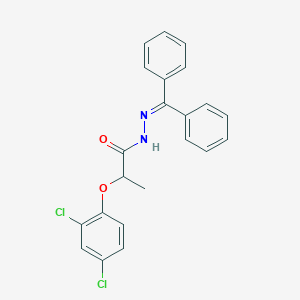 N-(benzhydrylideneamino)-2-(2,4-dichlorophenoxy)propanamide