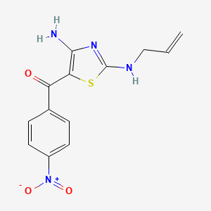 [2-(Allylamino)-4-amino-1,3-thiazol-5-yl](4-nitrophenyl)methanone