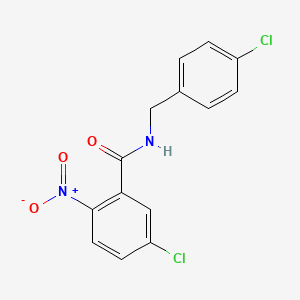 5-chloro-N-(4-chlorobenzyl)-2-nitrobenzenecarboxamide