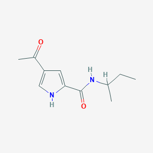 4-acetyl-N-(sec-butyl)-1H-pyrrole-2-carboxamide