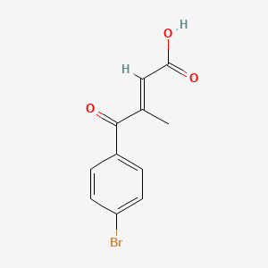 molecular formula C11H9BrO3 B3037592 (E)-4-(4-bromophenyl)-3-methyl-4-oxobut-2-enoic acid CAS No. 49661-01-0