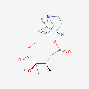 molecular formula C15H21NO5 B3037593 Crobarbatine CAS No. 49679-23-4