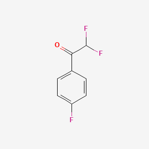 molecular formula C8H5F3O B3037620 2,2-Difluoro-1-(4-fluorophenyl)ethanone CAS No. 50562-06-6