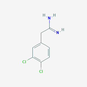 B3037702 2-(3,4-Dichlorophenyl)acetimidamide CAS No. 55154-91-1