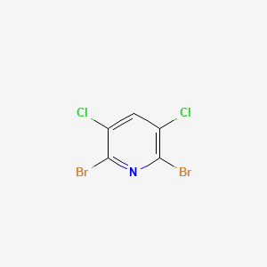 molecular formula C5HBr2Cl2N B3037709 2,6-Dibromo-3,5-dichloropyridine CAS No. 55304-78-4