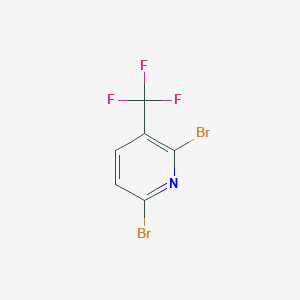 molecular formula C6H2Br2F3N B3037710 2,6-Dibromo-3-(trifluoromethyl)pyridine CAS No. 55304-87-5