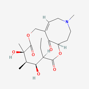 molecular formula C19H29NO7 B3037716 Syneilesine CAS No. 55652-65-8