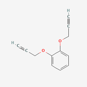 molecular formula C12H10O2 B3037724 1,2-Bis(prop-2-yn-1-yloxy)benzene CAS No. 5651-91-2
