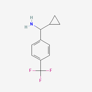 Cyclopropyl(4-(trifluoromethyl)phenyl)methanamine
