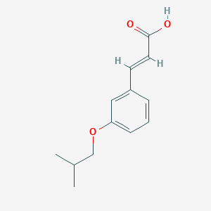 (E)-3-(3-isobutoxyphenyl)acrylic acid