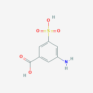molecular formula C7H7NO5S B3037761 3-Amino-5-sulfobenzoic acid CAS No. 5855-79-8