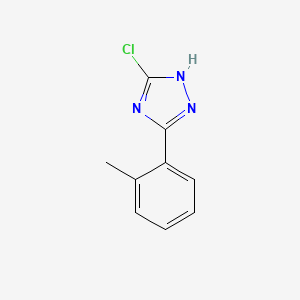 3-chloro-5-(o-tolyl)-1H-1,2,4-triazole