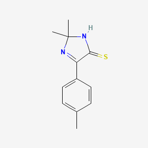 2,2-dimethyl-5-(4-methylphenyl)-2,3-dihydro-4H-imidazole-4-thione