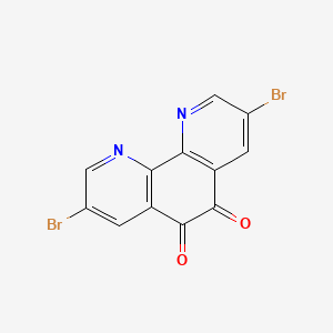 B3037783 3,8-Dibromo-1,10-phenanthroline-5,6-dione CAS No. 602331-25-9