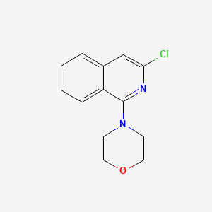 molecular formula C13H13ClN2O B3037790 3-Chloro-1-(morpholinyl)-1-ylisoquinoline CAS No. 60691-01-2